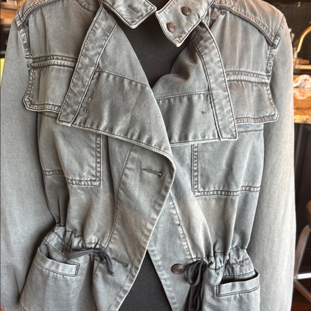 Anthropologie Women's Gray utility Jacket